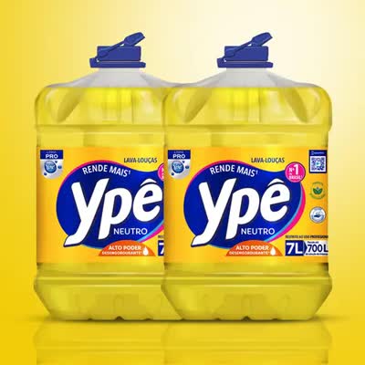 Kit 2 Detergente Ypê Pro 7L